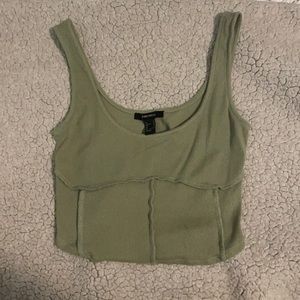 forever 21 green tank